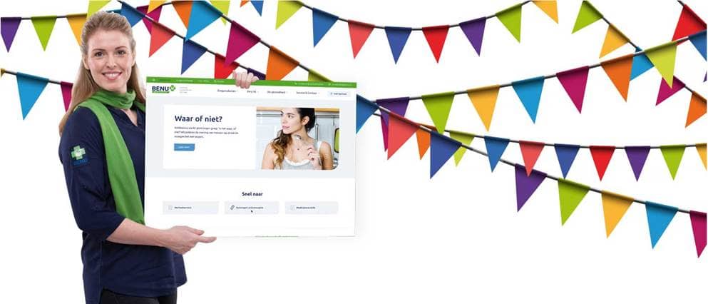 Slingers vanwege de nieuwe BENU website