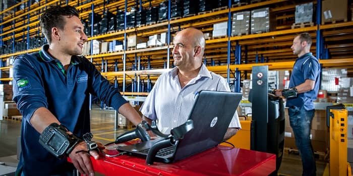 Brocacef logistiek - klaar voor verzending