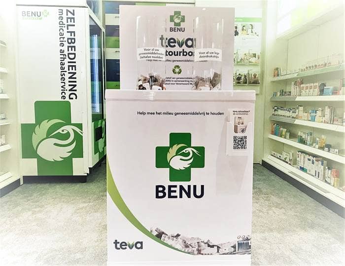 De BENU-Teva retourbox