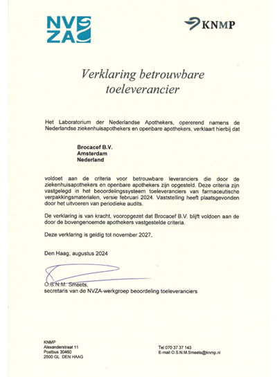 WINap certificaat NVZA