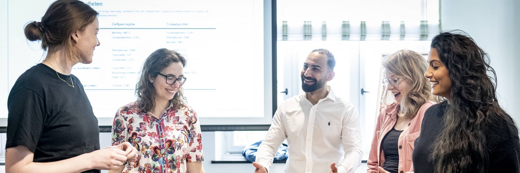 Groep tijdens training